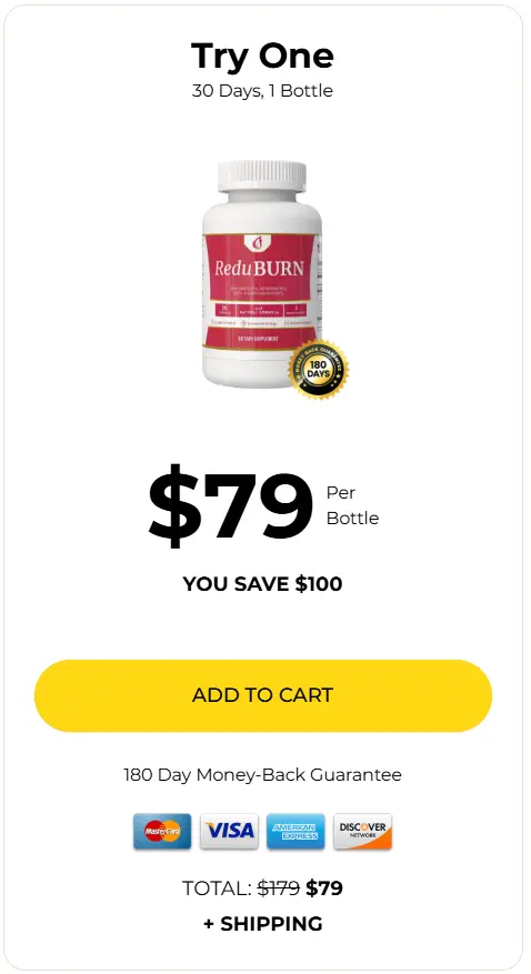 ReduBurn three bottles order